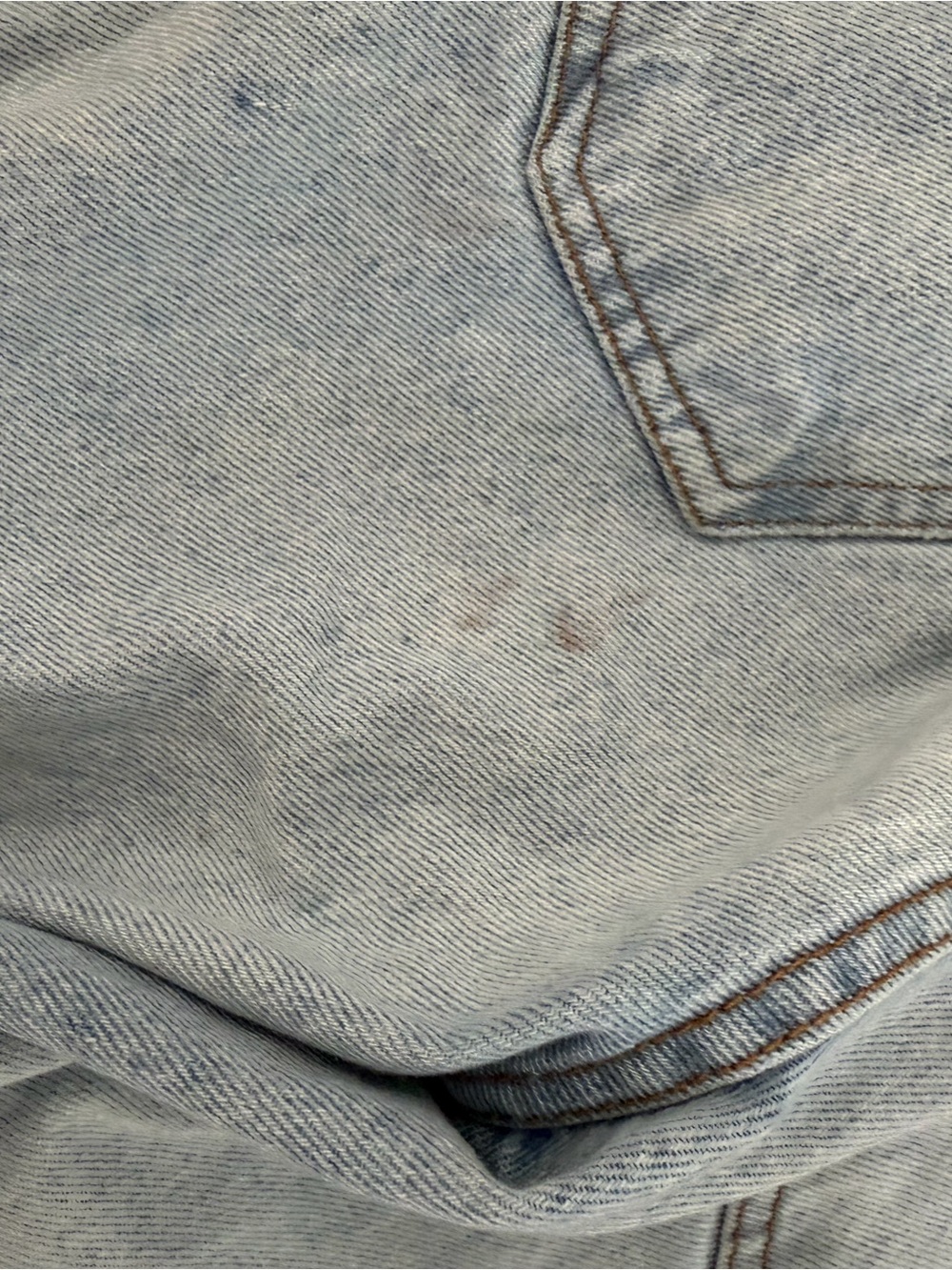 Motel Rocks Light Blue Wide-Leg Jeans - Picture 3 of 5